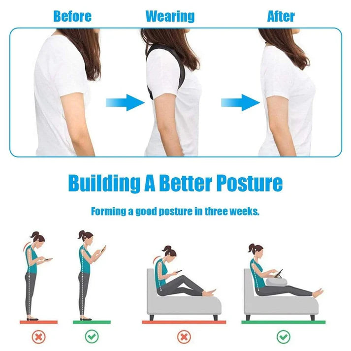 Posture Corrector Belt - Adjustable Back Posture
